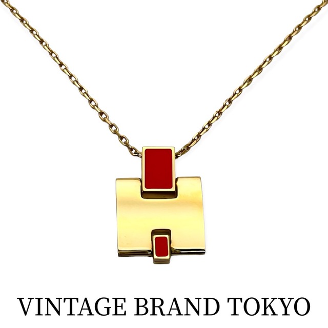 再再販!アクセサリー値下げ!HERMES エルメス EILEEN アイリーン ゴールド ネックレス