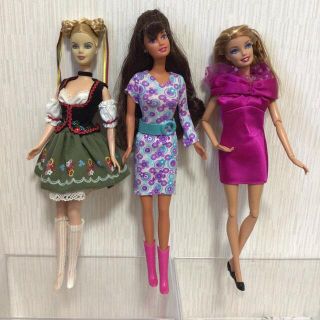 バービー(Barbie)のバービー人形　3体　Barbie   ⑨(ぬいぐるみ/人形)