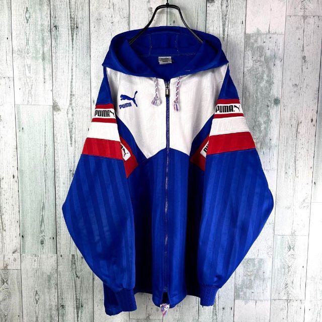 90s ヒットユニオン製　puma プーマ　セットアップ　グレー　M あのちゃん