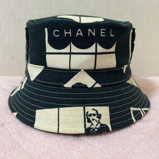 人気のファッションブランド！ CHANEL 帽子 バケットハット ウィンドウライン シャネル ハット
