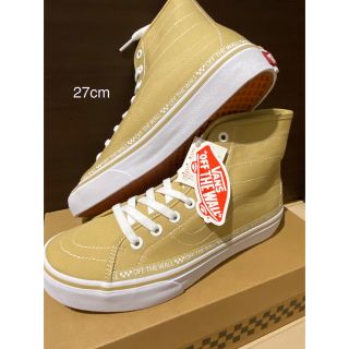 ヴァンズ(VANS)の27cm VANS SK8-HI スケートハイデコンDX イエローベージュ(スニーカー)