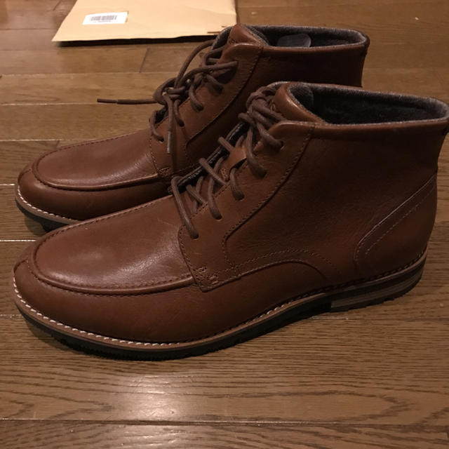 ROCKPORT(ロックポート)の本革  茶色のブーツ メンズの靴/シューズ(ブーツ)の商品写真