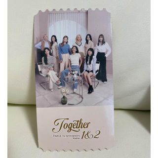 トゥワイス(TWICE)のTWICE♡韓国popup 7周年入場チケット‼️全員版(K-POP/アジア)