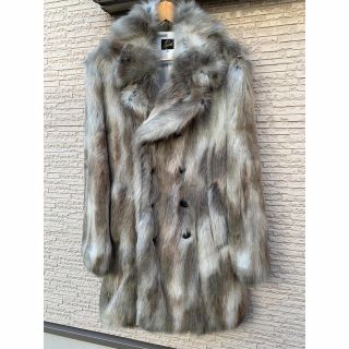 ニードルス(Needles)のNEEDLES Pea Coat-Acrylic Furファーコート ピーコート(ピーコート)