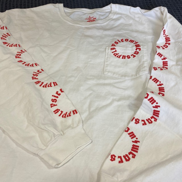 TENDERLOIN(テンダーロイン)のサイコム　ウェア　ロンT 白　XL PSICOM サブカルチャー　 メンズのトップス(Tシャツ/カットソー(七分/長袖))の商品写真