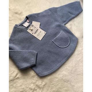 ザラキッズ(ZARA KIDS)の新品⭐️ZARAベビーキッズ ワッフルトップス ポケット付き(シャツ/カットソー)