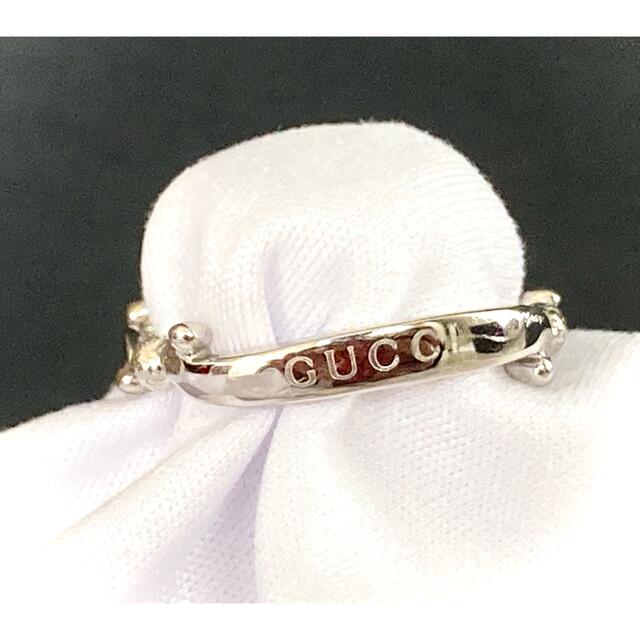 Gucci - 正規品 グッチ 日本限定 リング 6号 プラチナ/Pt950(レリーフ