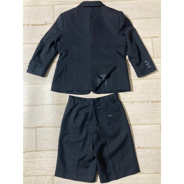 即納できます♡110キッズ男の子♡上下スーツセット♡ キッズ/ベビー/マタニティのキッズ服男の子用(90cm~)(ドレス/フォーマル)の商品写真