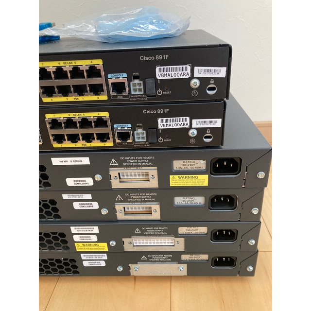 6台Cisco891FJ、L3 3560 、L2 2960|ルーター・ネットワーク機器 6台Cisco891FJ、L3 3560 、L2 2960|ルーター・ネットワーク機器