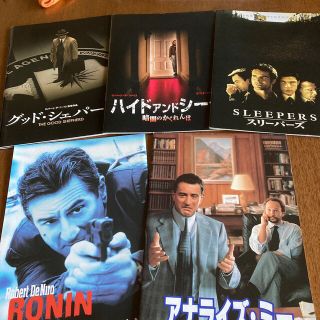美品】ロバート・ダウニー・Jr.映画パンフレット5作品