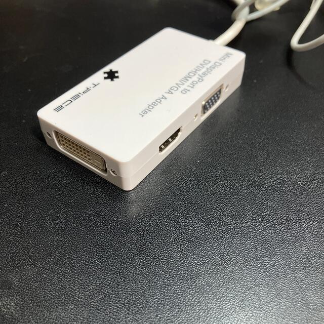 Mini Display Port to DVI/HDMI/VGA アダプター スマホ/家電/カメラのテレビ/映像機器(映像用ケーブル)の商品写真