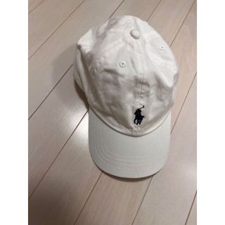 ポロラルフローレン(POLO RALPH LAUREN)のポロラルフローレン　ラルフ　キャップ　ホワイト　新品(キャップ)