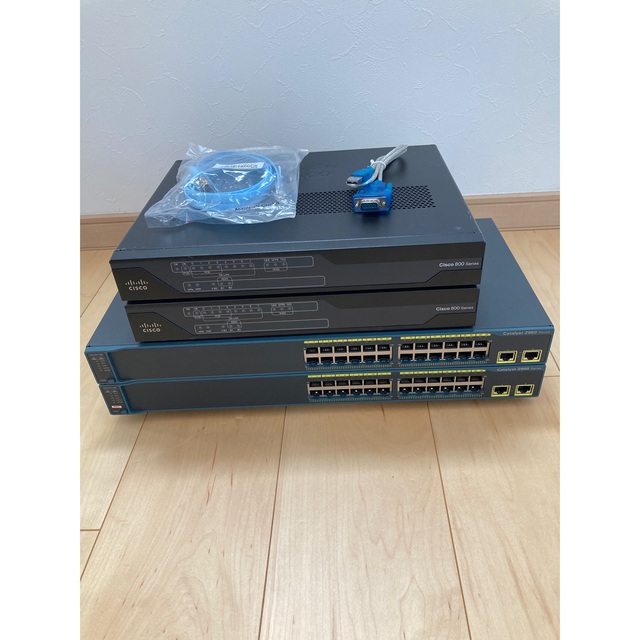 PC周辺機器【CCNA、CCNP】2台Cisco891FJ