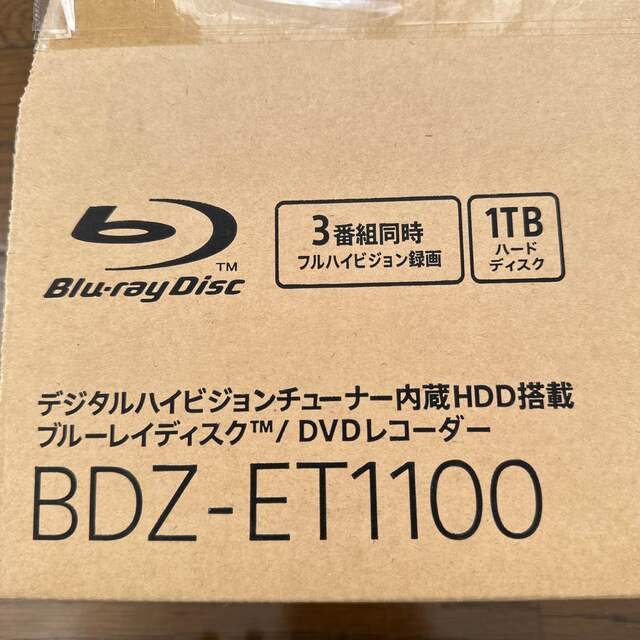 SONY SONY BDZ-ET1100 Blu-ray Disc/DVDレコーダーの通販 by バティ(^-^)b's shop｜ソニーならラクマ