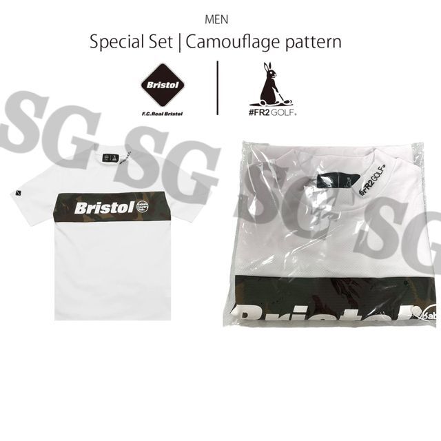 パステルオリーブ FR2GOLF × F.C.Real Bristol ヘッドカバー4点+タオル