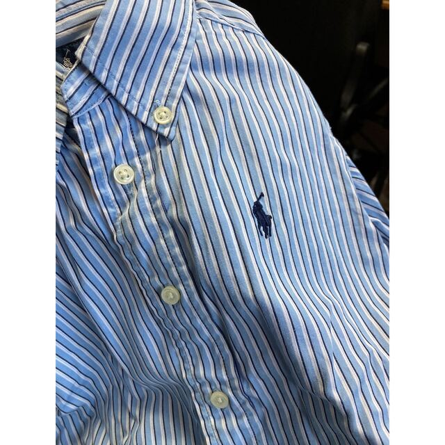 Ralph Lauren(ラルフローレン)のラルフローレン　ストライプシャツ　100センチ キッズ/ベビー/マタニティのキッズ服男の子用(90cm~)(ブラウス)の商品写真