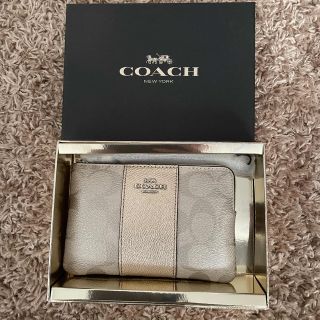 コーチ(COACH)のコーチ　財布　ポーチ　ゴールド(財布)