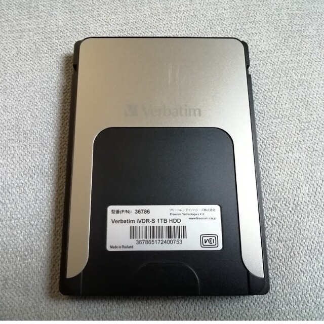 日本の人気店Verbatim製 iVDR-S used品 1.0TB カセットHDD