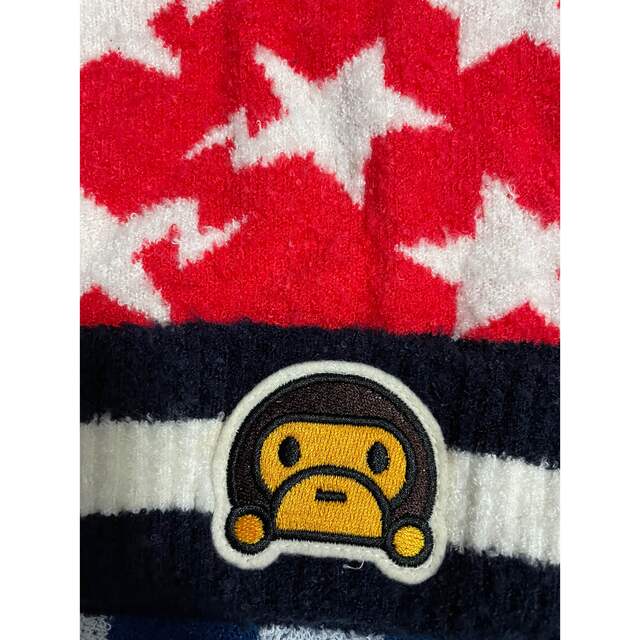 A BATHING APE(アベイシングエイプ)のA・BATHING APE 子供用ニット帽 キッズ/ベビー/マタニティのこども用ファッション小物(帽子)の商品写真