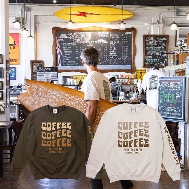 SURFERS COFFEE サーファーズコーヒー コーヒー スウェット L 5