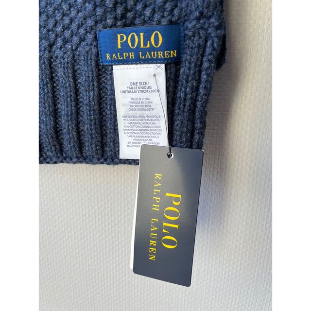 POLO RALPH LAUREN(ポロラルフローレン)の新品　ポロラルフローレン　マフラー メンズのファッション小物(マフラー)の商品写真