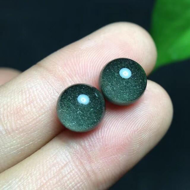 ⭐︎【天然】グリーン ガーデン クォーツ ルース 8.3mm - 各種パーツ