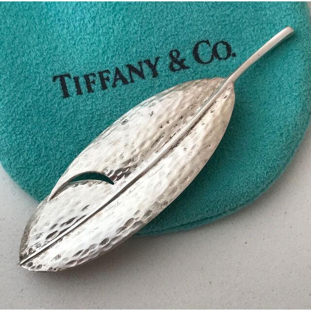 Tiffany リーフブローチ希少