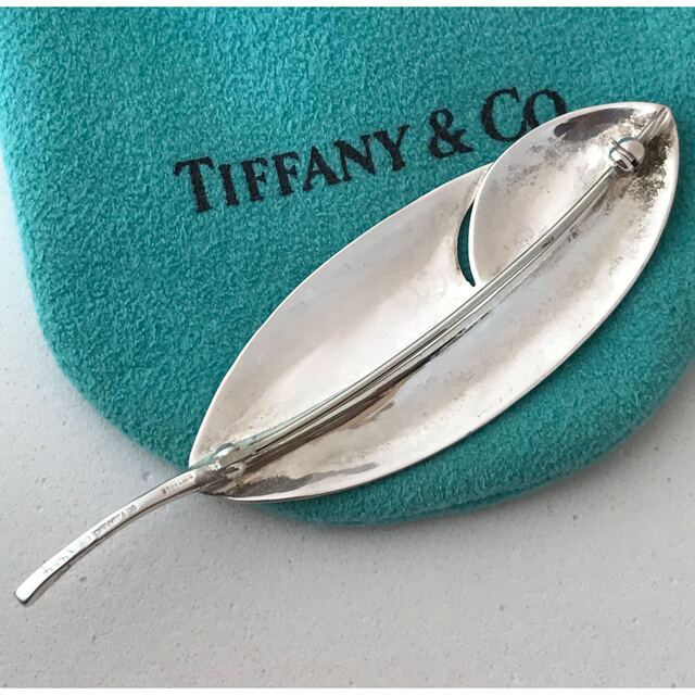 Tiffany リーフブローチ希少-