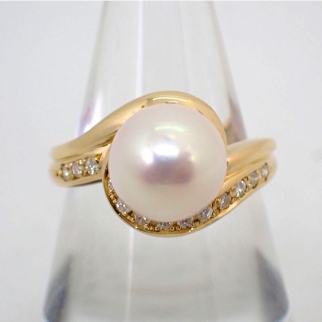 雑誌で紹介された TASAKI - タサキ K18YG アコヤ真珠 パール リング