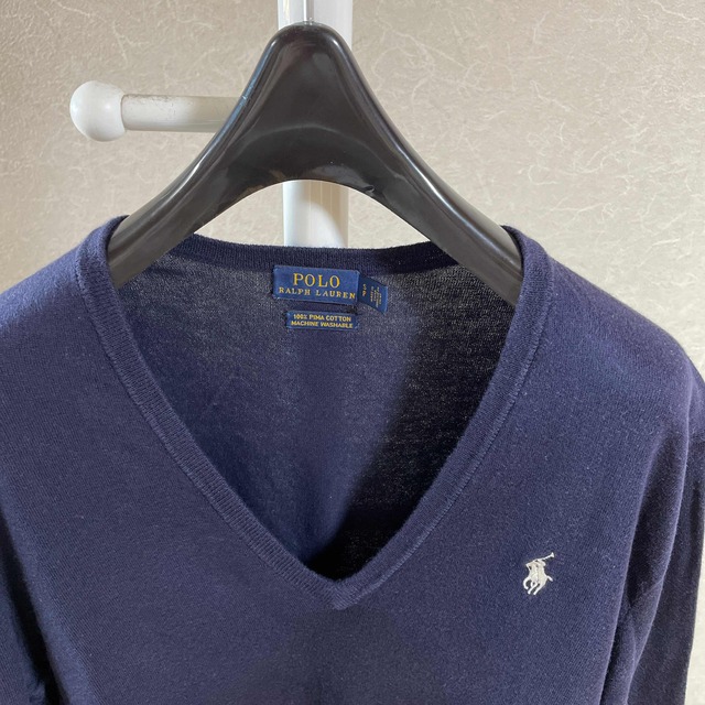 POLO RALPH LAUREN(ポロラルフローレン)のラルフローレン　セーター　ネイビー　S レディースのトップス(ニット/セーター)の商品写真