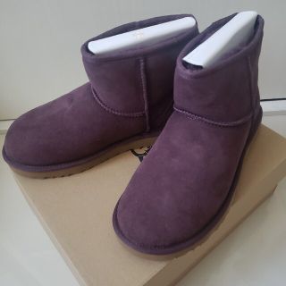 アグ(UGG)のUGG　ムートンブーツミニ　パープル(ブーツ)