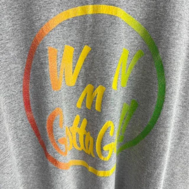 大人気　WANIMA ワニマ　レインボーロゴ　両面プリントTシャツ