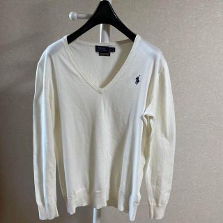 ポロラルフローレン(POLO RALPH LAUREN)のラルフローレン　セーター　白　XS(ニット/セーター)