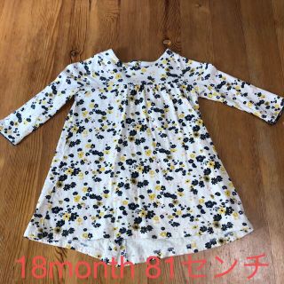 プチバトー(PETIT BATEAU)のプチバトー　花柄　ワンピース(ワンピース)