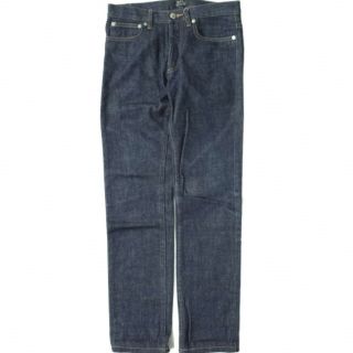 アーペーセー(A.P.C)のA.P.C. アーペーセー PETIT STANDARD DENIM プチスタンダードジーンズ 27 Indigo 赤耳 セルビッチ デニムパンツ ボタンフライ マカオ製 ボトムス【中古】【A.P.C.】(デニム/ジーンズ)