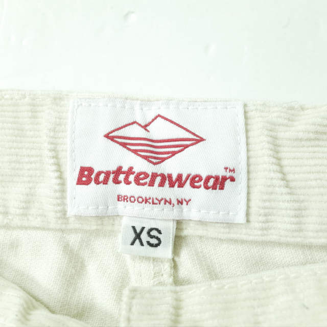 BATTENWEAR(バテンウエア)のBattenwear バテンウェア アメリカ製 LOCAL SHORTS ローカルショーツ SS14302 XS IVORY コーデュロイ ショートパンツ ボトムス【中古】【Battenwear】 メンズのパンツ(ショートパンツ)の商品写真