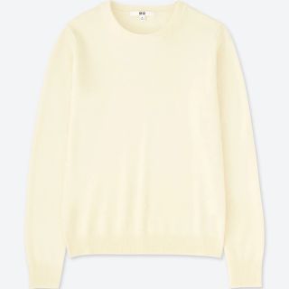 ユニクロ(UNIQLO)のカシミヤクルーネックセーター（長袖）／ユニクロ(ニット/セーター)