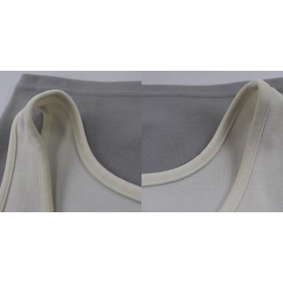シャネルスポーツ バックココマーク タンクトップ レディース オフホワイト グレー 40 バイカラー CHANEL SPORTS IDENTIFICATION シャネルスポーツ バックココマーク タンクトップ レディース オフホワイト グレー 40 バイカラー CHANEL SPORTS IDENTIFICATION