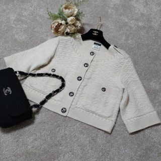 シャネル(CHANEL)の♥CHANEL♥の可愛いカシミヤカーディガン(カーディガン)