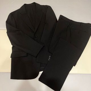 ユニクロ(UNIQLO)の【美品】M/黒/感動パンツ/感動ジャケット/スーツ(セットアップ)