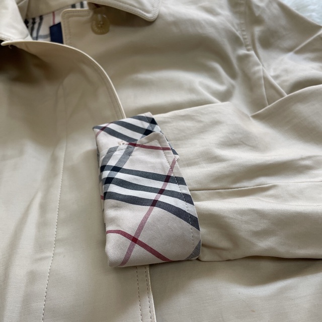 美品】BURBERRY ベージュ ジャケット ノバチェック L 中綿刺繍