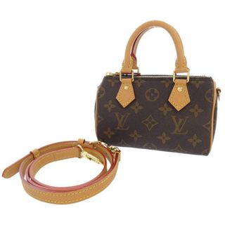 ルイヴィトン(LOUIS VUITTON)のルイヴィトン ハンドバッグ モノグラム ナノ・スピーディ M81085 LOUIS VUITTON ブラウン ショルダーバッグ(ハンドバッグ)