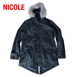 ニコル(NICOLE)のNICOLEニコル　モッズコート　ライナーファー付き　オリーブグリーン(モッズコート)