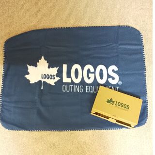 ロゴス(LOGOS)のLOGOS ブランケット 新品 膝掛け 非売品(毛布)