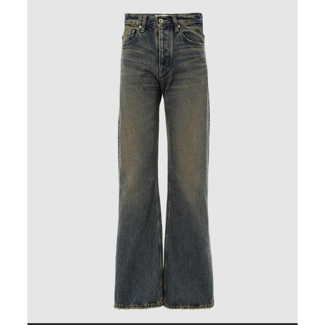 dairiku ’Flare” Mud Vintage Denim PantsLITTLEBIG