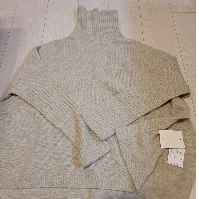 値下げ】IENA ウールカシミヤ脇スリットタートルネックプルオーバー ...