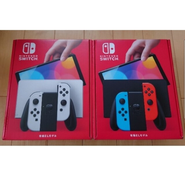 うのにもお得な Nintendo Switch 2台セット 有機EL 携帯用ゲーム機本体 ...