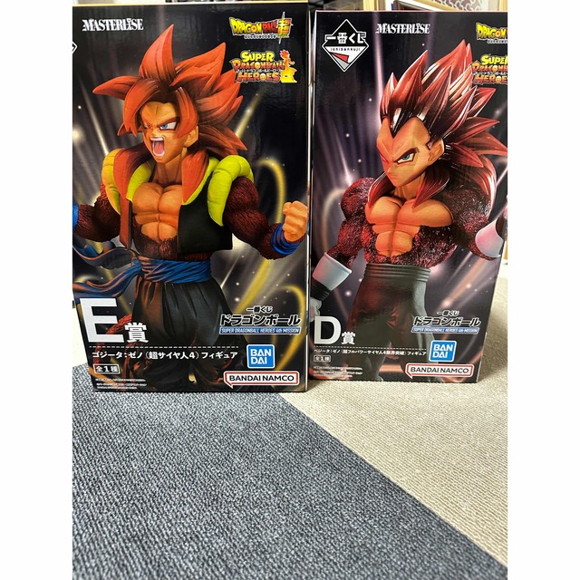 ドラゴンボール(ドラゴンボール)の【新品未開封】一番くじ　ドラゴンボール　ヒーローズ D賞 E賞 セット エンタメ/ホビーのおもちゃ/ぬいぐるみ(キャラクターグッズ)の商品写真