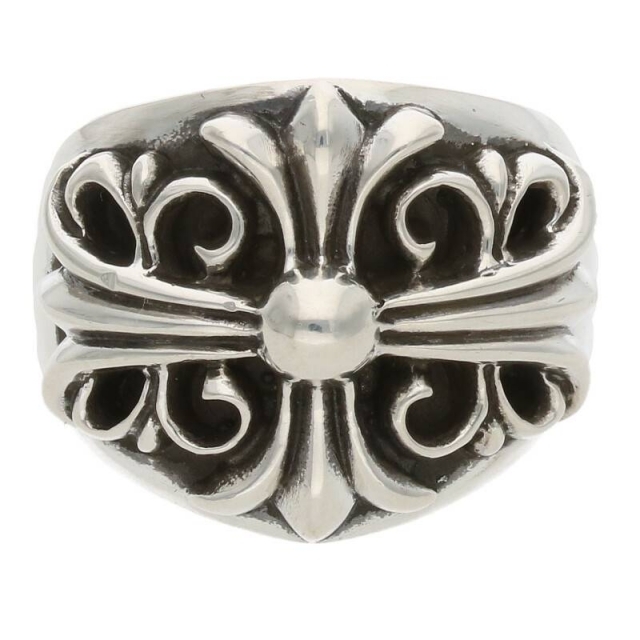 超歓迎】 Chrome Hearts 24号 メンズ シルバーリング KEEPER/キーパー
