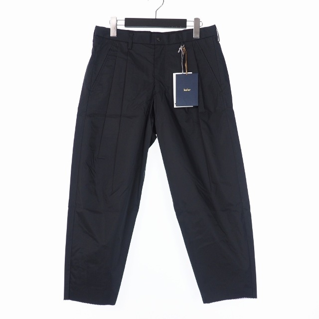 kolor(カラー)のカラー 22SS Nyタフタ スリーレイヤー ナイロン パンツ 1 ブラック 黒 メンズのパンツ(スラックス)の商品写真